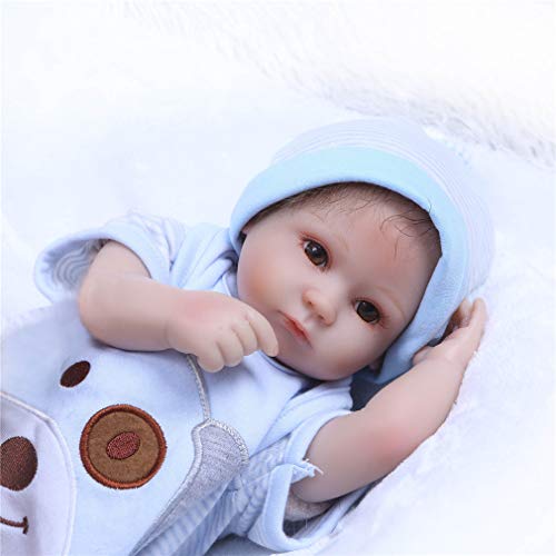 Renacer De La Muñeca, Cuerpo De Silicona De Bebé Hecha A Mano 42Cm Completa, Realista Suave Vinilo Recién Nacidos Bebés Reborn Baby Dolls Real De Edad 3,Rosado