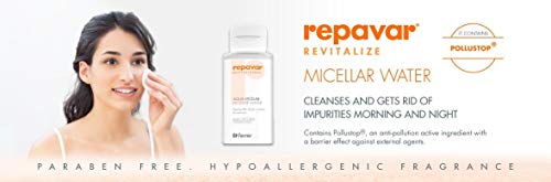 Repavar Revitalizante Agua Micelar, Desmaquilla, limpia y tonifica. 300 Ml