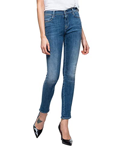 REPLAY Stella Vaqueros Skinny, Azul (Medium Blue 9), 23W / 32L para Mujer