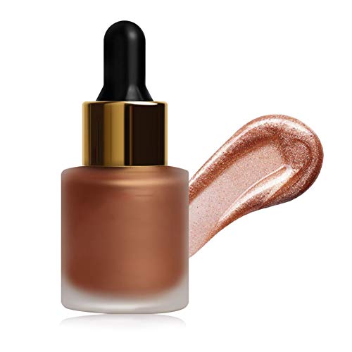 Resaltador líquido, iluminador de contorno de cara, iluminador, corrector, crema de maquillaje, esencial, piel, maquillaje de belleza, herramienta, antes, hidratante, cara, fundación, primer(05#)