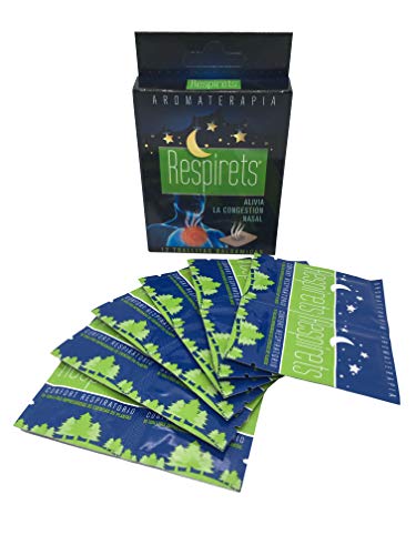 RESPIRETS 12 TOALLITAS AROMATICAS BALSÁMICAS, FACILITAN LA RESPIRACIÓN POR LA NARIZ, SUAVIZAN LA GARGANTA Y CALMAN LA TOS
