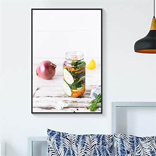 Restaurante de Estilo nórdico, póster de Comida de Donut e impresión Mural, decoración de Cocina,Pintura sin Marco,80X120cm