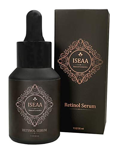 Retinol Serum al 2.5% con Ácido Hialurónico y Vitamina E. El Mejor Serum Facial Antienvejecimiento Orgánico minimiza las arrugas y las líneas finas, Sérum Antiarrugas Para Rostro Pieles Sensibles 30ml