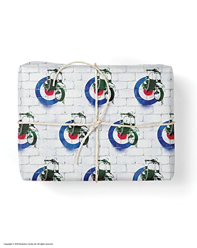 Retro Mod 'Scooter' Vintage Vespa (envoltura de regalo)