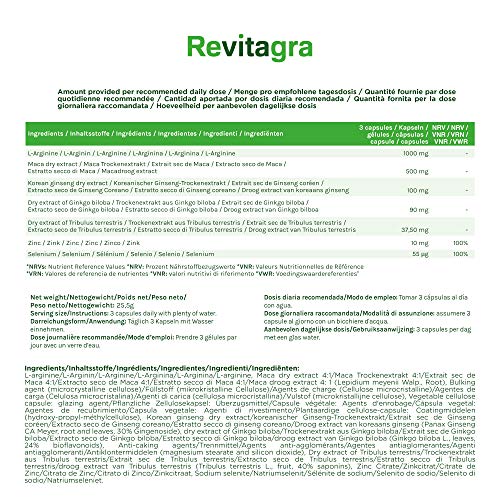REVITAGRA - Active Complex - Potencia y Rendimiento - 30 Cápsulas