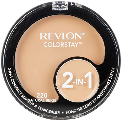 Revlon ColorStay 2 en 1 compacto Maquillaje y corrector, Beige