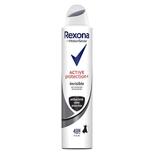Rexona Active Pro+ Desodorante Antitranspirante Invisible Mujer - Pack de 6 x 200 ml (Total: 1200 ml)