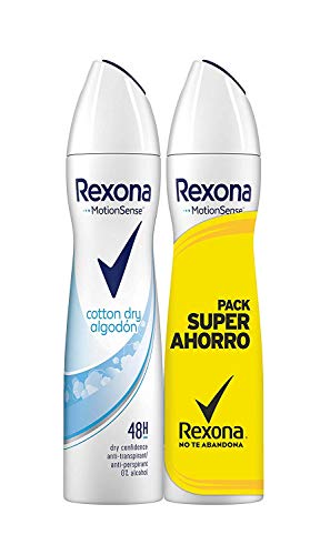 Rexona Algodón - Desodorante Antitranspirante, 3 Packs Ahorro de 2 x 200 ml
