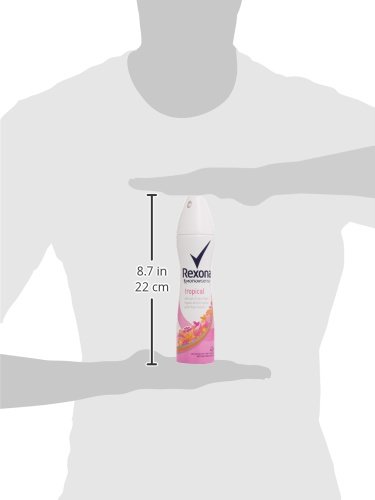 Rexona Desodorante Antitranspirante Tropical 200ml - Pack de 6: 1200ml