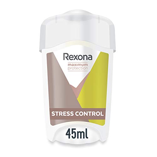 RexonaMaximum Protection Crema Antitranspirante Stress Control 45 ml - Pack de 6