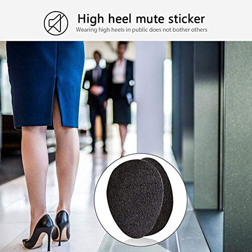 REYOK 15 Pares Antideslizantes Zapatos Almohadillas Plantillas de Goma Autoadhesivas Tacón Zapatos Almohadillas de Tacón Alto Suela Protectorc