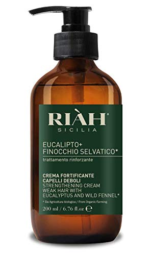 Riàh Eucalipto + Hinojo salvaje crema fortificante cabello débil