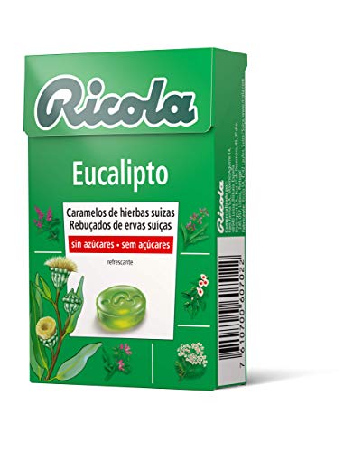 Ricola - Caramelos Eucaliptus Sin Azucar, 50 Gramos