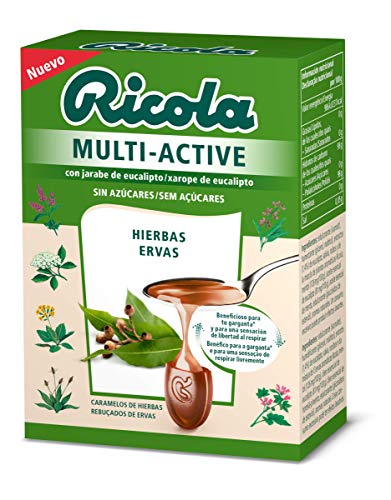 Ricola - caramelos multi-active, caja 51g, sabor hierbas