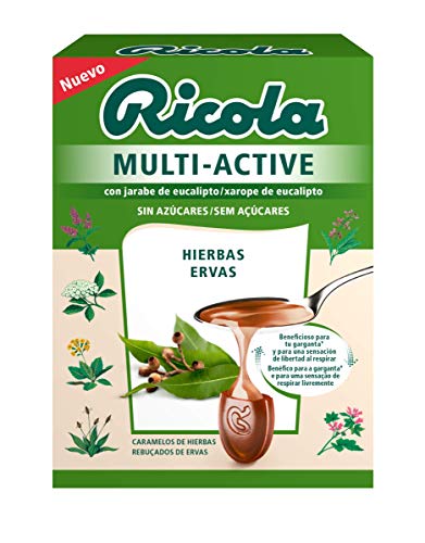 Ricola - caramelos multi-active, caja 51g, sabor hierbas