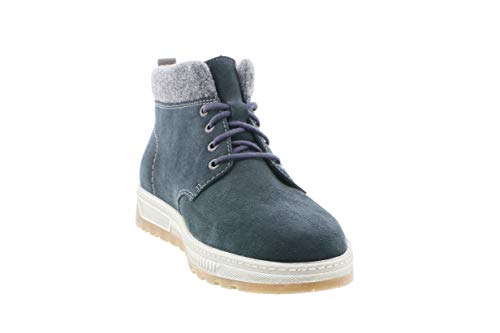 Rieker Hombre Botas, de Caballero Botas con Cordones, Botas Chukka,Cordones,Forradas,Pazifik,46 EU / 11 UK