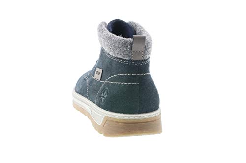 Rieker Hombre Botas, de Caballero Botas con Cordones, Botas Chukka,Cordones,Forradas,Pazifik,46 EU / 11 UK