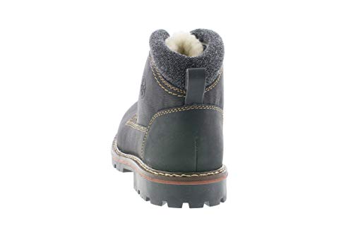 Rieker Hombre Botas, de Caballero Botas con Cordones, Botas Chukka,Cordones,Forradas,Schwarz,45 EU / 10.5 UK