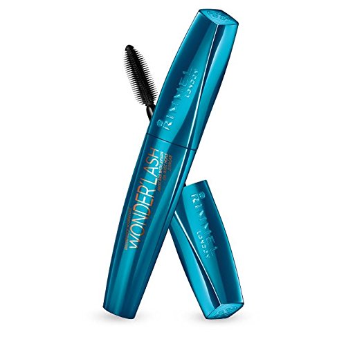 Rimmel London Wonder'Full Wake Me Up Mascara, impermeable, color negro