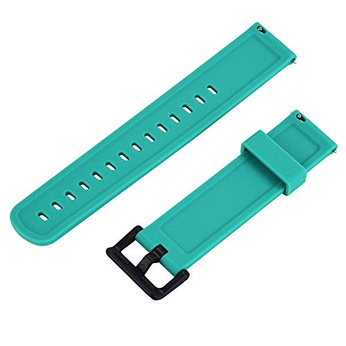 Riou Correa para Reloj,❤️Compatible con Xiaomi Amazfit Bip Reloj Juvenil Banda de Correa de muñeca de Silicona Suave Pulseras de Repuesto Calidad Exquisita
