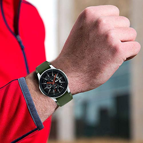 Riou Correa para Reloj,❤️para Samsung Galaxy Watch Correa de Banda de reemplazo de Correa de Reloj de Silicona Suave Pulseras de Repuesto 46mm