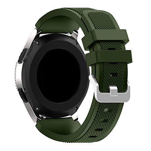 Riou Correa para Reloj,❤️para Samsung Galaxy Watch Correa de Banda de reemplazo de Correa de Reloj de Silicona Suave Pulseras de Repuesto 46mm