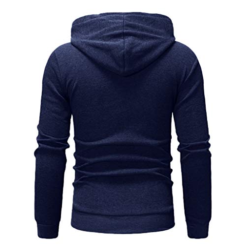 riou ¡Oferta Sudaderas con Capucha para Hombre Cosy Chaqueta Deportiva Sudadera con Cremallera Completa Slim Fit Hoodie Casual Jerséis Adolescente Top Blouse ¡Caliente!