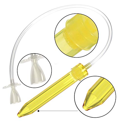 Ritalia aspirador nasal bebé con 5 filtros higiénicos. Para el alivio de la congestión nasal desde recién nacidos, bebés y niños pequeños. Rápido, no irritante, reutilizable y seguro.