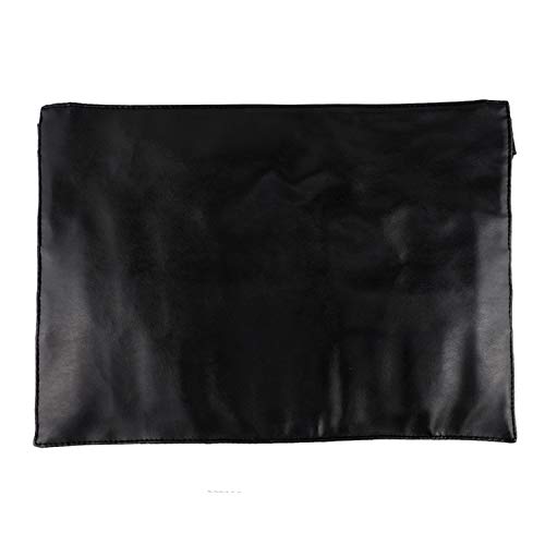 RL Multifuncional Gran Capacidad Negro PU Pincel de Maquillaje Bolsa de cinturón Profesional Artista de Maquillaje Llevar Riñonera de Maquillaje,Makeupbrushbag