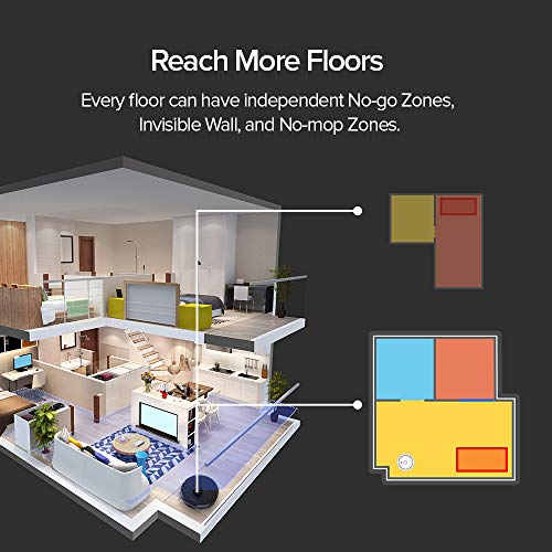 roborock S6 MaxV Robot Aspirador con navegación LiDAR y ReactiveAI, aspiración Potente de 2500 Pa, aspirado y fregado robótico Inteligente