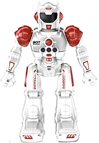 Robot teledirigido superior de la raza para los niños - Robots de RC con las luces LED, juguetes infrarrojos del control; Cantar, bailar, hablar, dos modos de caminar,