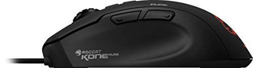 ROCCAT Kone Pure Owl-Eye - Ratón (Mano Derecha, Óptico, USB, 12000 dpi, 250 pps, Negro)