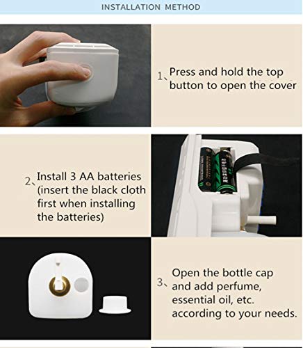 Rociador de aerosol de cristal líquido inteligente, lavabo automático, ventilador nuevo, tanque vacío, distribuidor de perfume.