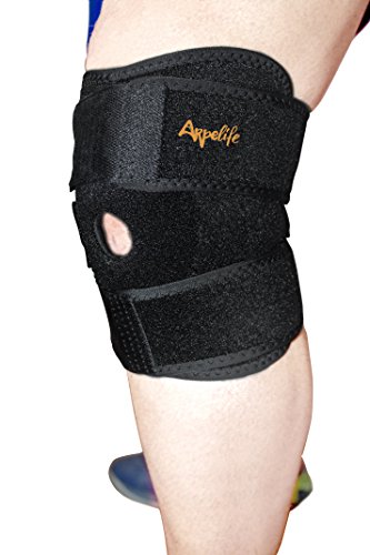 Rodillera Deportiva de Neopreno Ajustable - Rodillera Ortopédica Terapéutica para aliviar y prevenir lesiones. Rodillera Estabilizadora de Compresión para Menisco, Ligamento Lateral y Cruzado Anterior