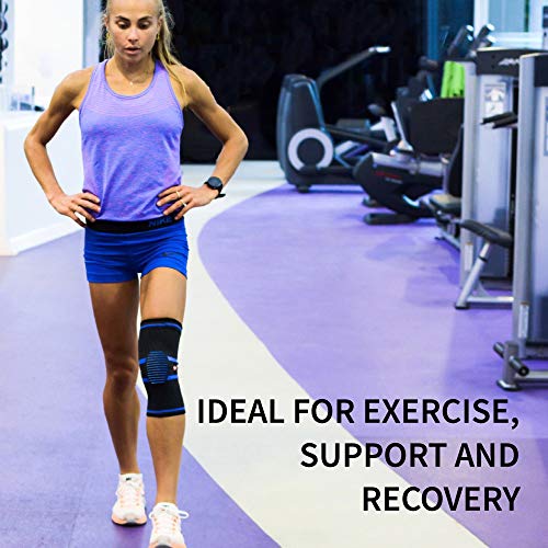 Rodillera Deportiva, para Hombre, Mujer, Banda Elastica incluida, Compresión, M