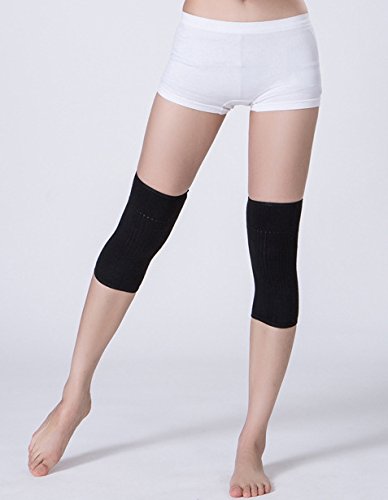 Rodillera elástica de punto térmico para rodillas, es antideslizante y alivia el dolor de rodillas, compresión de dolores artríticos, ideal para yoga, correr, entrenar, ciclismo, caminar o para