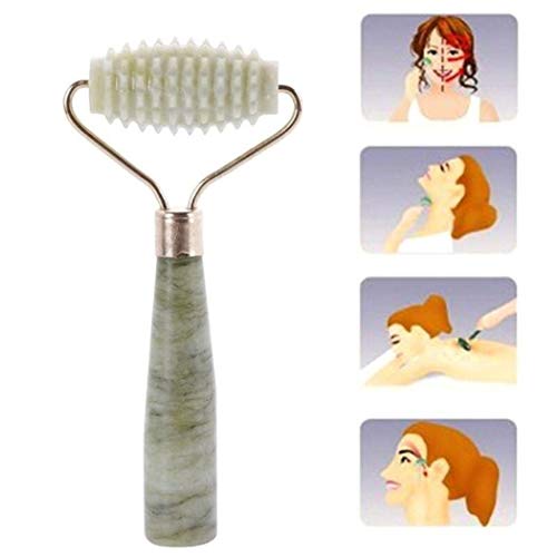 Rodillo de hielo YunBest para cara y ojo – cabezal natural masaje facial rodillo de jade adelgazamiento fino, cabeza de cuello, ojo belleza de piedra herramienta BestShop #3