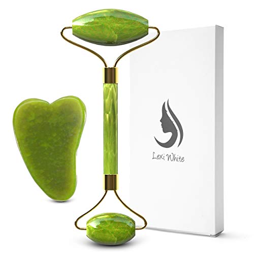 Rodillo de jade para la cara Jade Roller | rodillo de belleza para mejorar la apariencia de tu piel, proporciona relajación, masajea tu cara y mejora tu rutina de cuidado de la piel