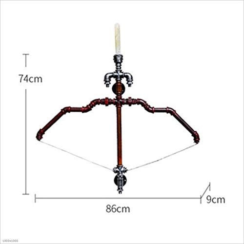 ROIY Bar Restaurante Hotel Luces Decorativas Aplique De Metal Creativo Cupido Arco Y Flecha Tubería De Agua Lámpara De Pared Lámpara De Pared Estilo Europeo Luz De Tubo