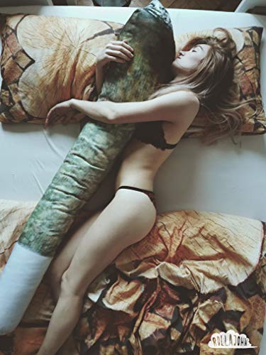 RollaJohn : The Big J Pillow - El Primer y Unico Cojín del Mundo en Forma de Una Gran Porro (150 cm).