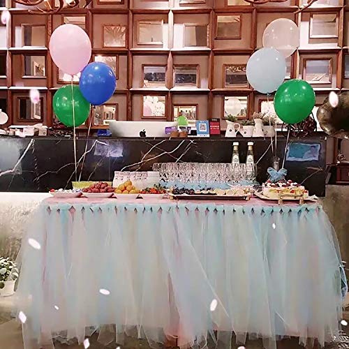 Rollos de tul 2 Rollo Vistoso Brillo Rollos de Tela de Tul Cinta para Decoración Boda Fiesta Cumpleaños Lazos Silla Falda Vestido Bricolaje Artesanal Regalo 15cm x 9m