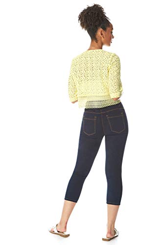 Roman Originals - Chaqueta de encaje floral para mujer, para ocasiones especiales e informales, bodas, invitados, madres de la novia, para el día de la carrera Azul Limón. 48