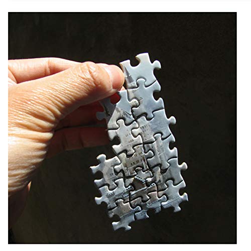 Rompecabezas de madera de 300 piezas para adultos,decoración del hogar,juguetes de ensamblaje coleccionables, regalos,Castillo Platja d'Aro Costa Brava 38x26cm