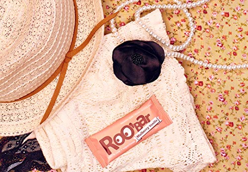 Roobar Barrita Energética Mora Blanca Y Vainilla 100% Ecológica Con Superalimentos - Vegana - Caja 20 X 30G