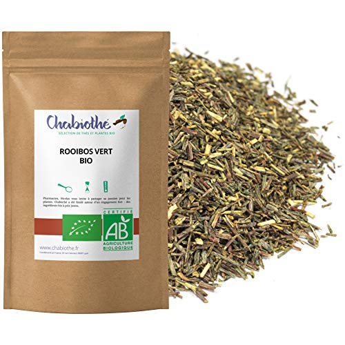 Rooibos verde BIO 200 g - sin teína y no fermentado - bolsa biodegradable