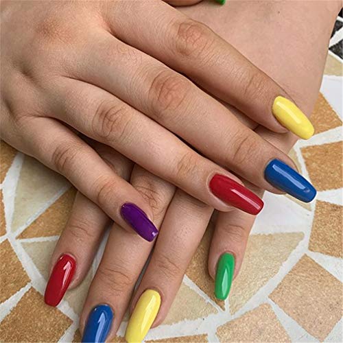 ROSALIND Kit de esmalte de uñas en gel Kit Soak Off Barniz Laca de gel semi permanente 12pcs 10ml Ecah