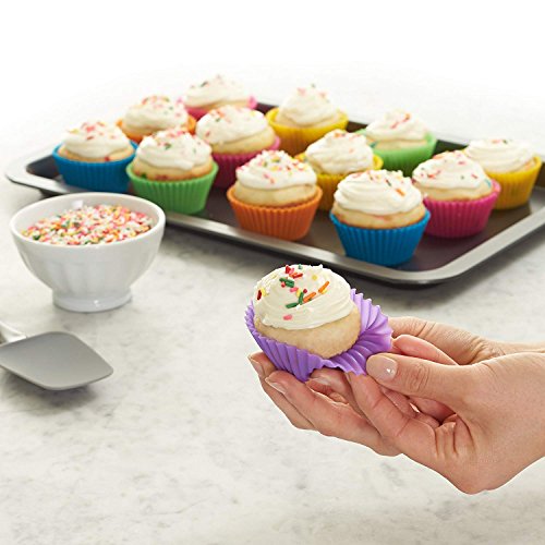 Rose Kuli Silicone Cupcakes Moldes - 36 Muffin Cases Reutilizable