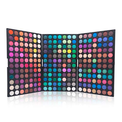 RoseFlower 252 colores Sombras de Ojos paleta de sombra de ojos Profesional eyeshadow palette Paleta de Maquillaje Cosmética con Color Cálido y Frío