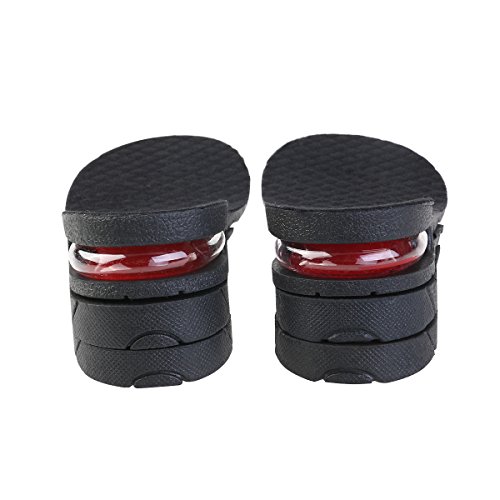 ROSENICE Plantillas Elevadora Aumenta Altura Plantillas Alzas De Zapato 6CM (Negro)