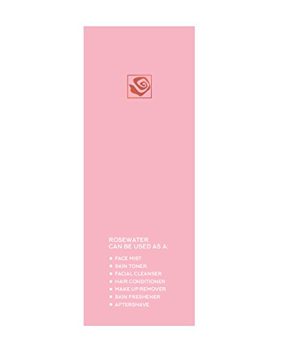Rosense Botella de vidrio agua de rosa agua hidratante facial tonificador/roseta agua Face Mist 6.8 oz